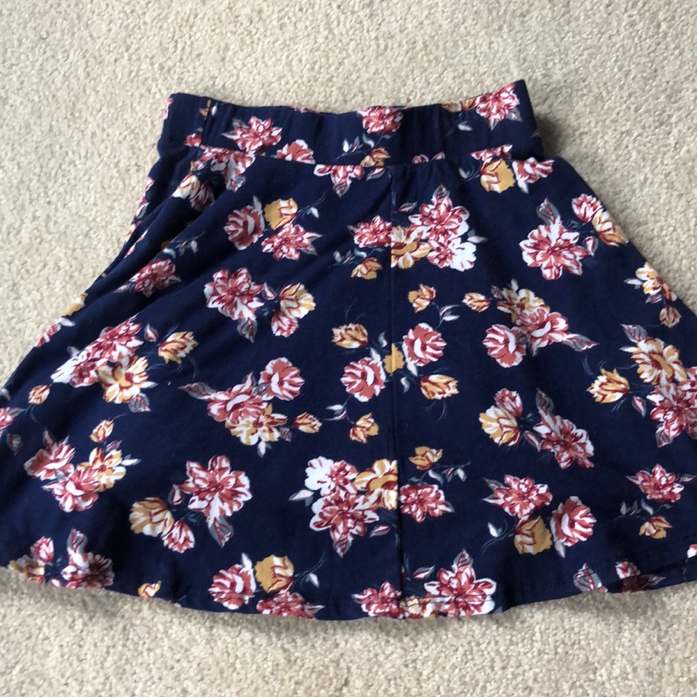 Floral skater skirt